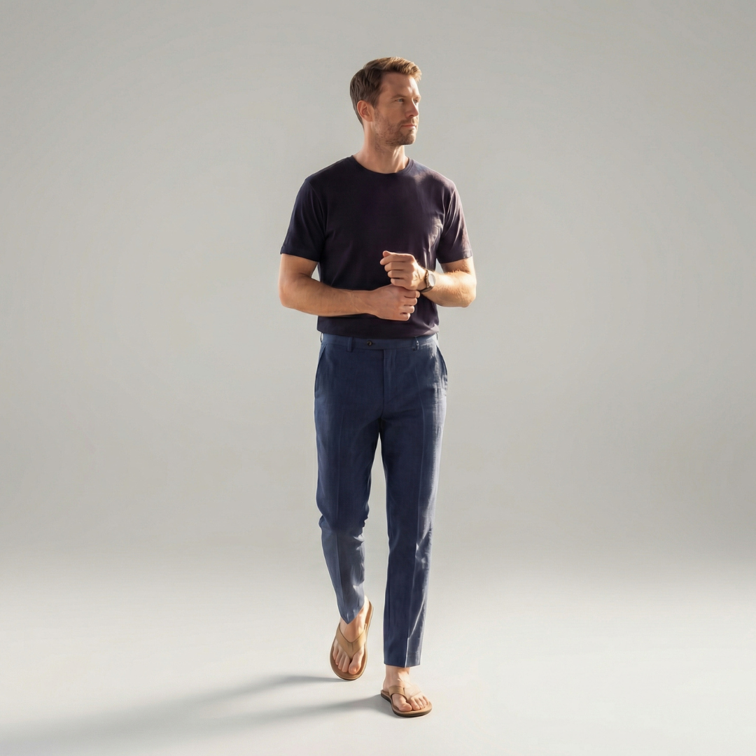 Herren Leinen Sommerhosen