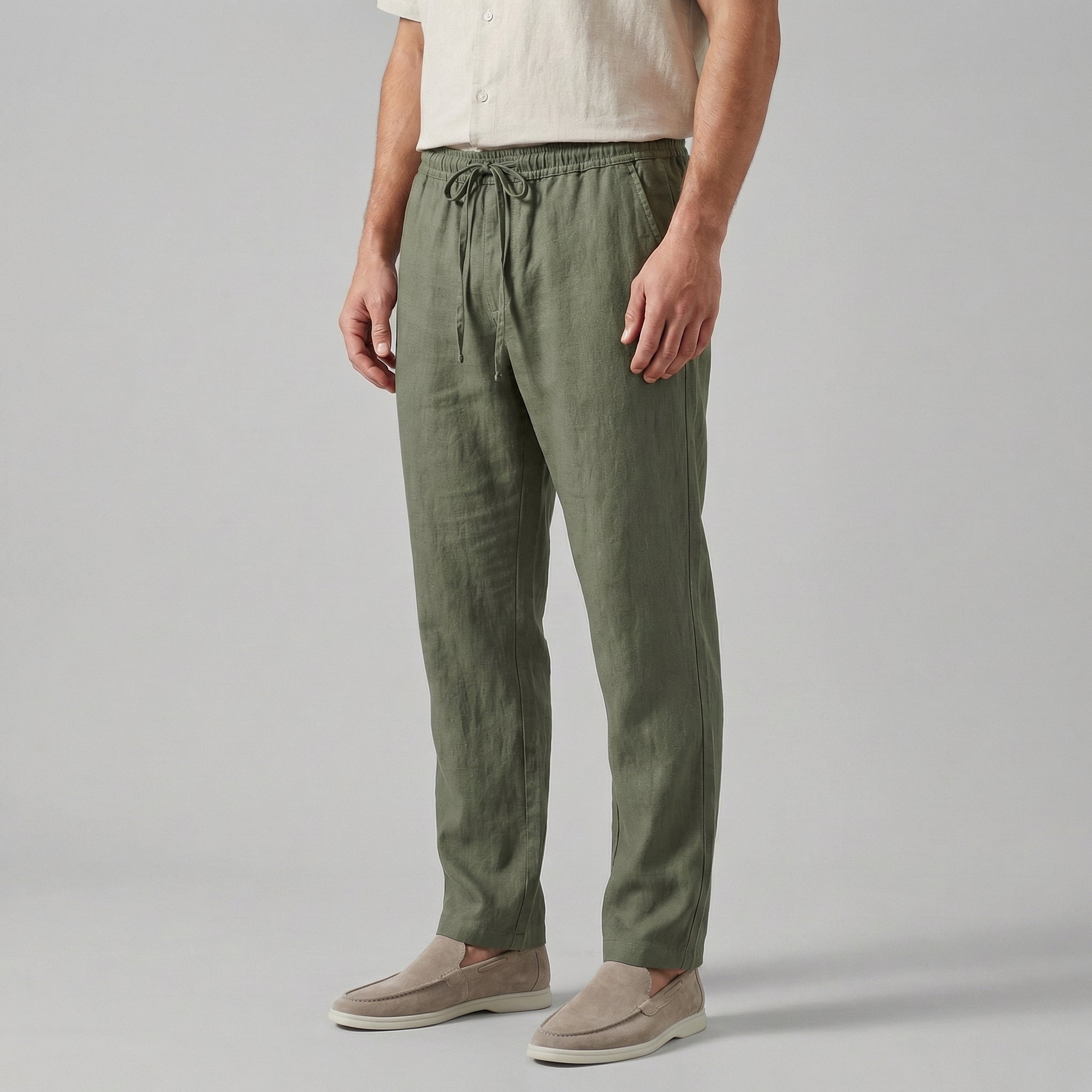 Herren Leinenhose Für Lässigen Komfort