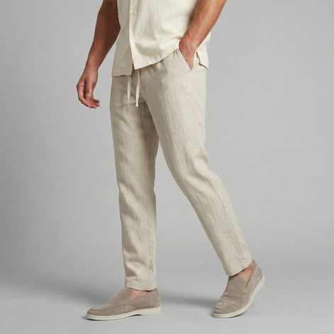Herren Leinenhose Für Lässigen Komfort