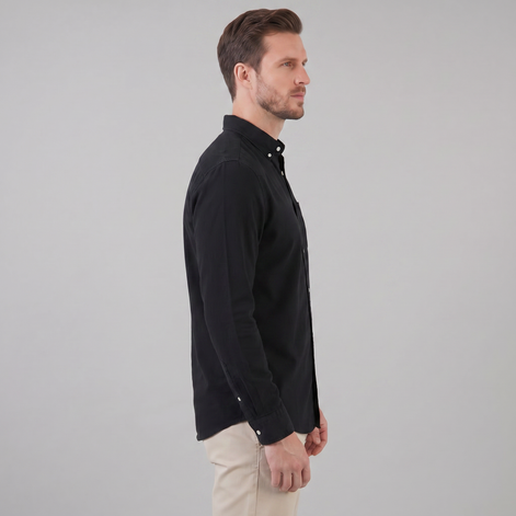 Herren Langarm Klassisches Hemd