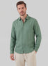 Herren Langarm Leinen Outfit Set