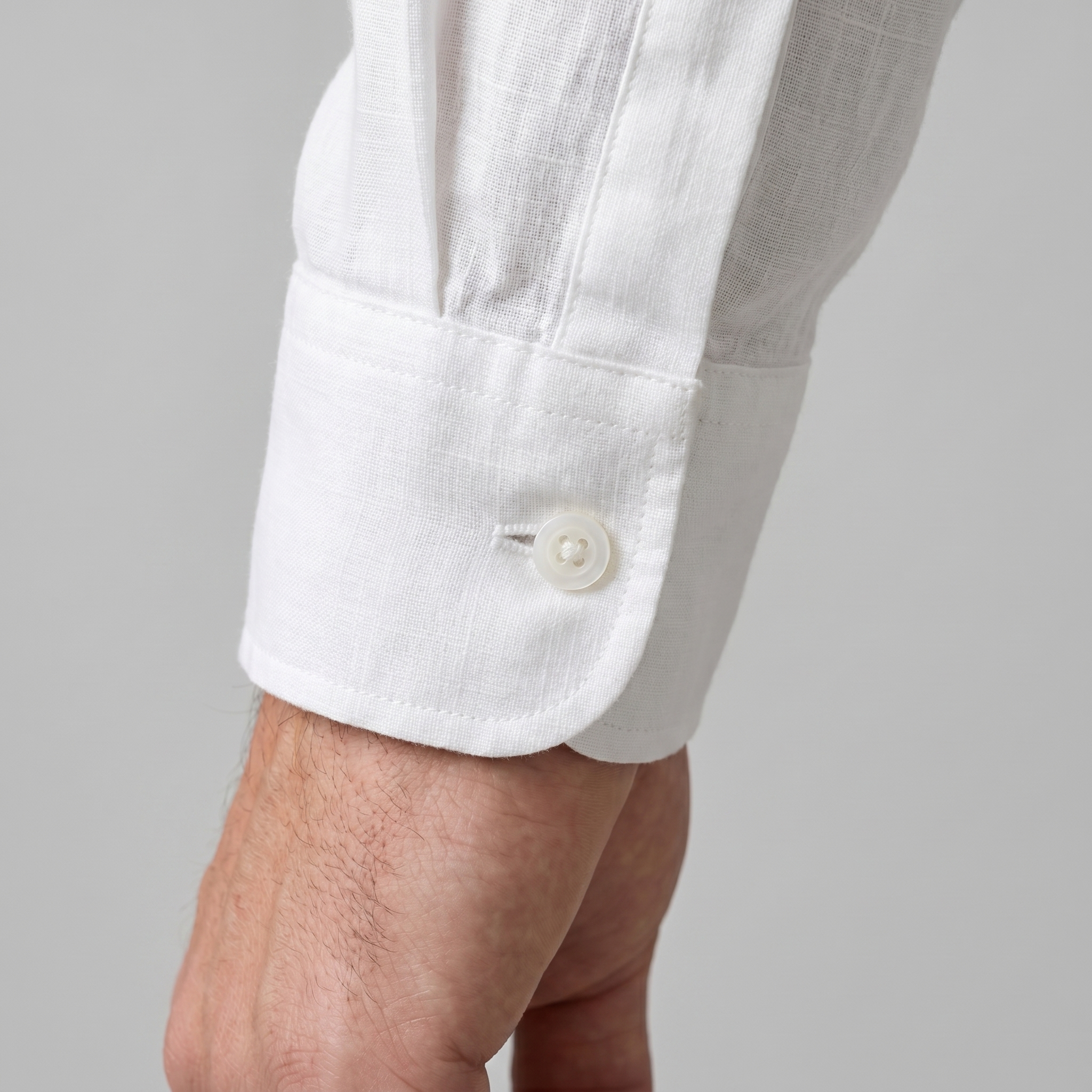 Herren Oversize Langarmhemd