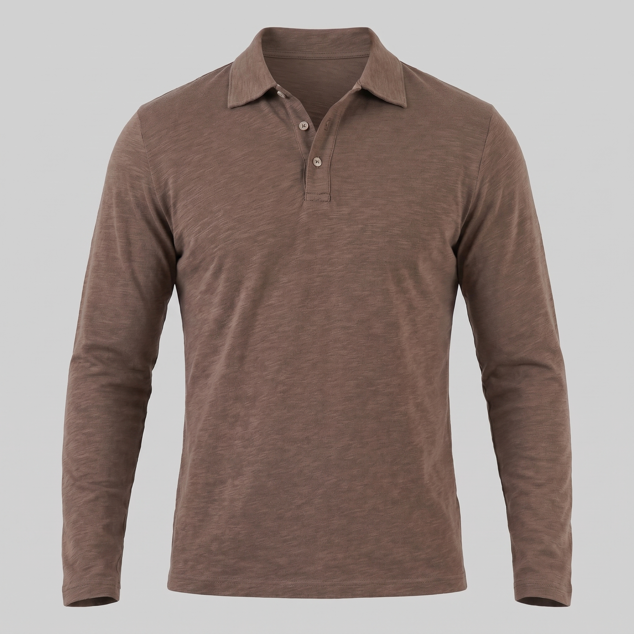 Herren Langarm Poloshirt