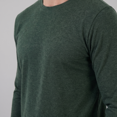 Herren Langarm Rundhals Pullover