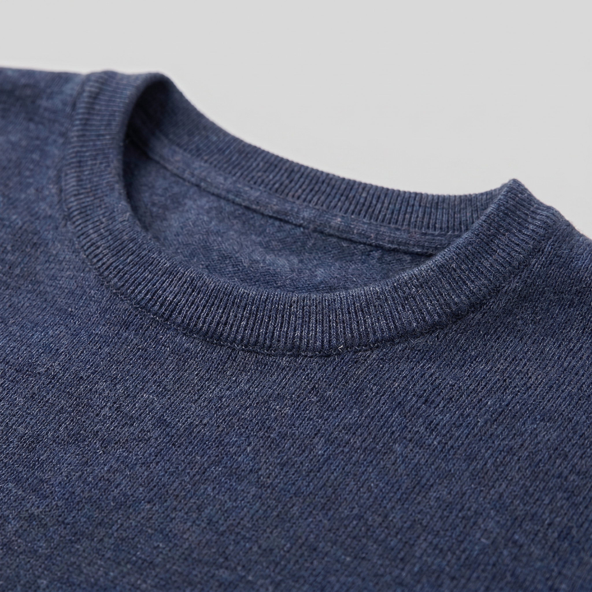 Herren Langarm Rundhals Pullover