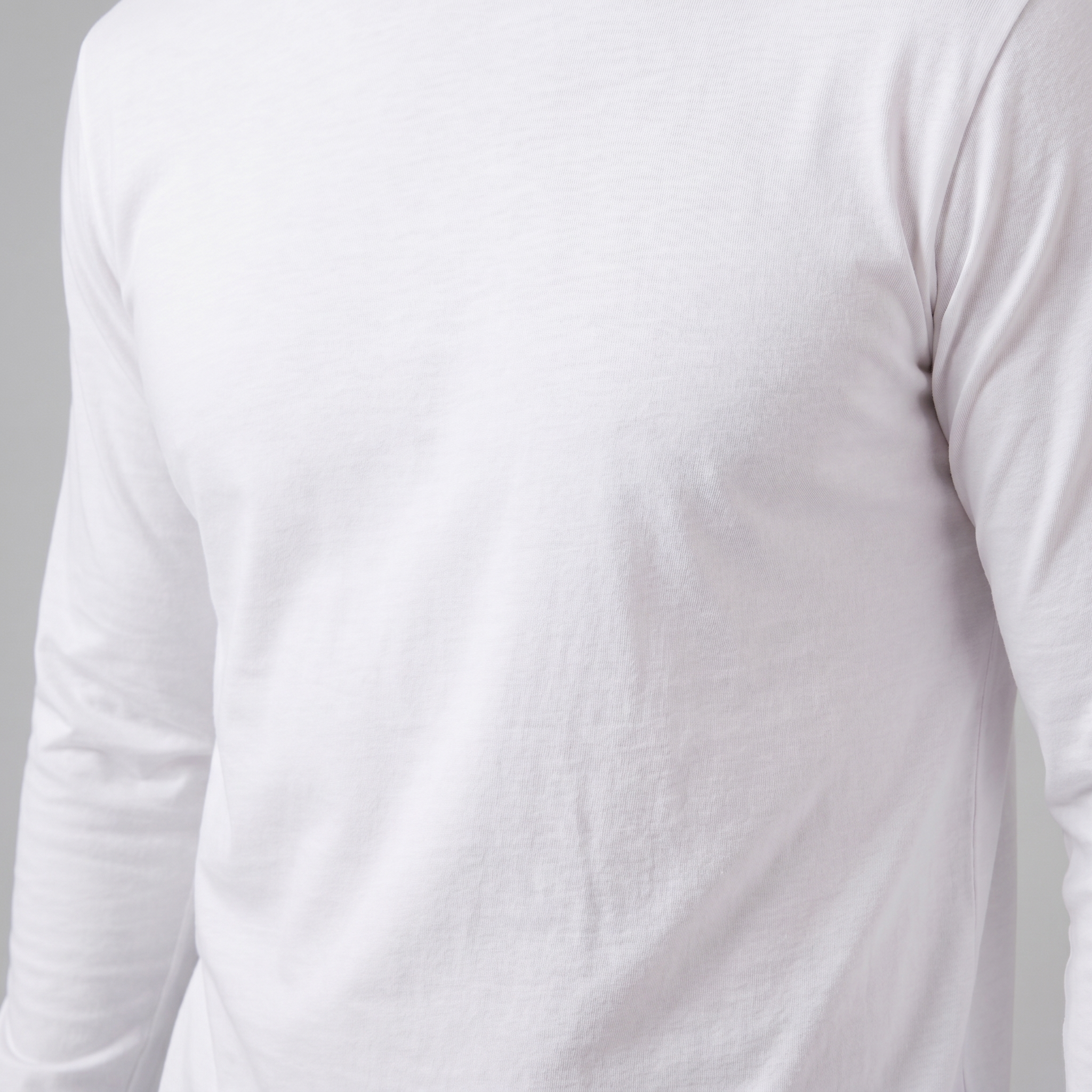 Herren Langarm Rundhals Pullover
