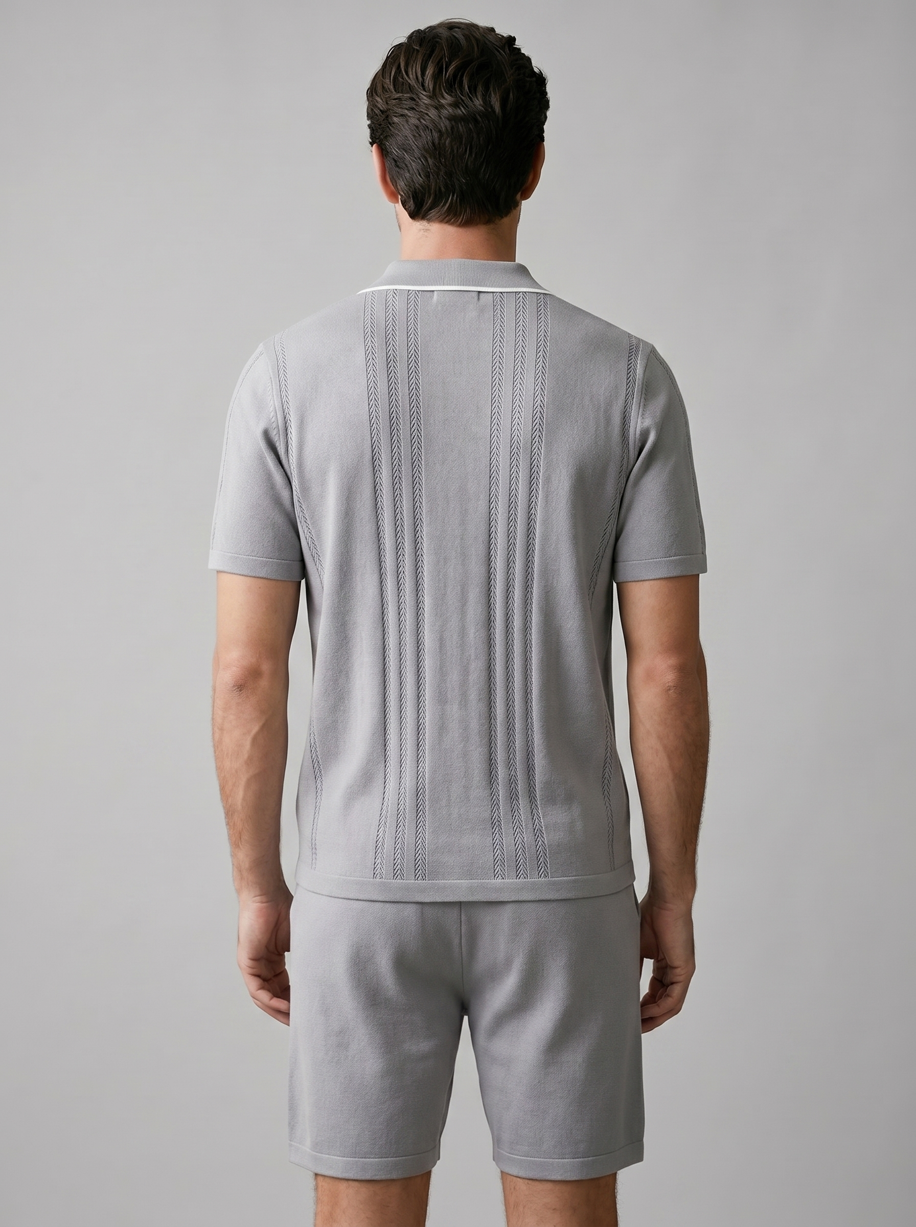 Herren Strick Loungewear Zwei Teile Set