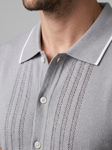 Herren Strick Loungewear Zwei Teile Set