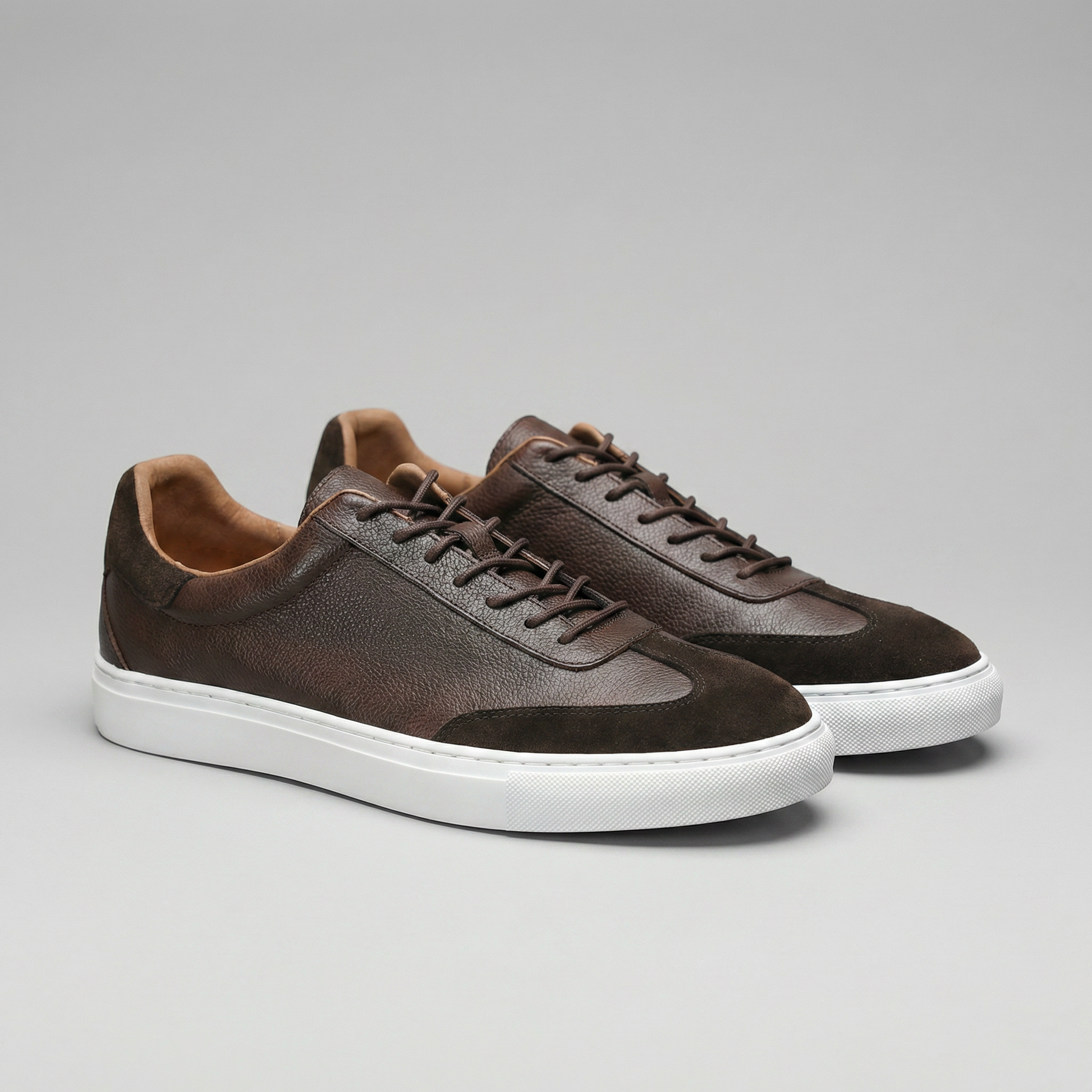 Herren Low Top Sneaker Aus Leder