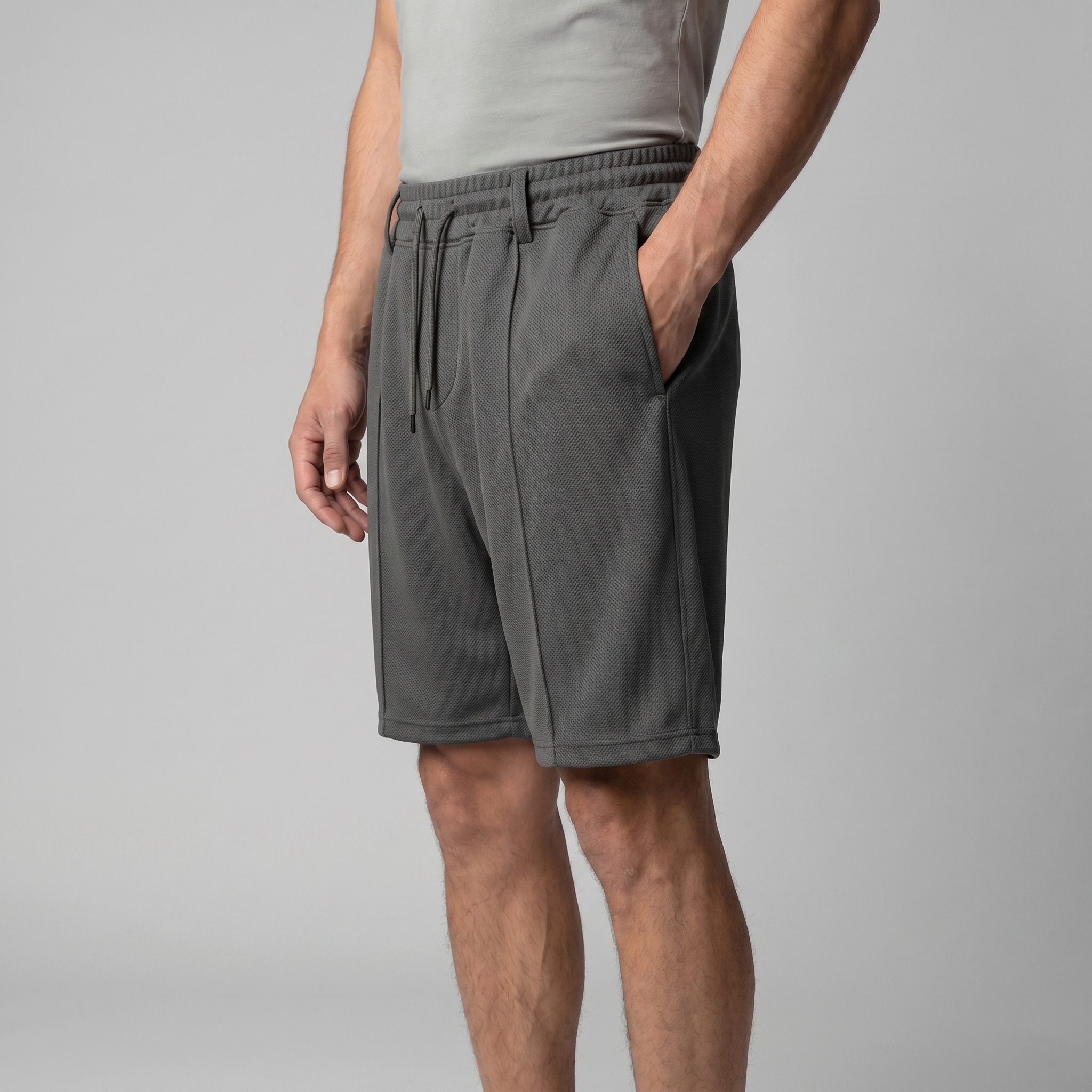 Herren Mesh Kordelzug Sommer Shorts