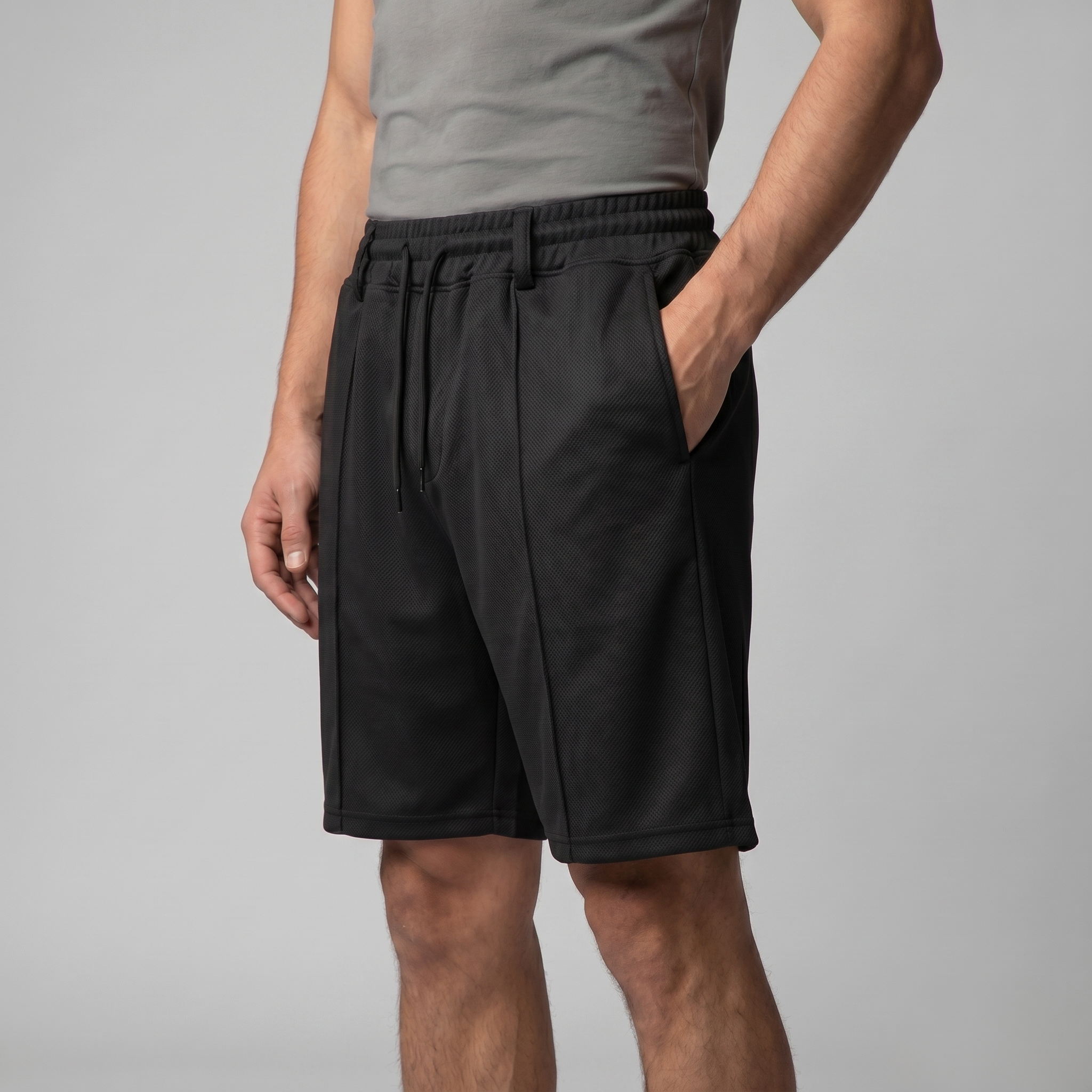 Herren Mesh Kordelzug Sommer Shorts