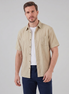 Herren Minimalistisches Wellen-Sommerhemd