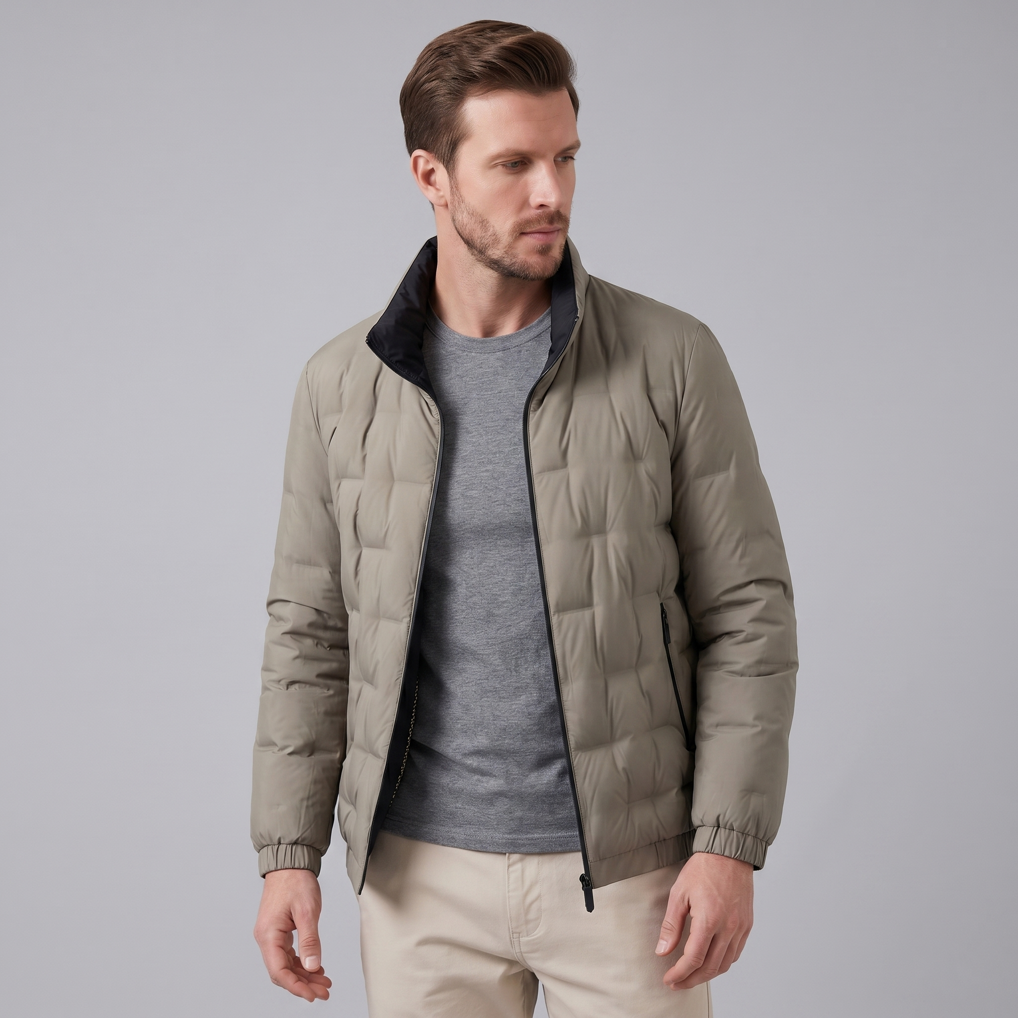 Moderne Herren Steppjacke