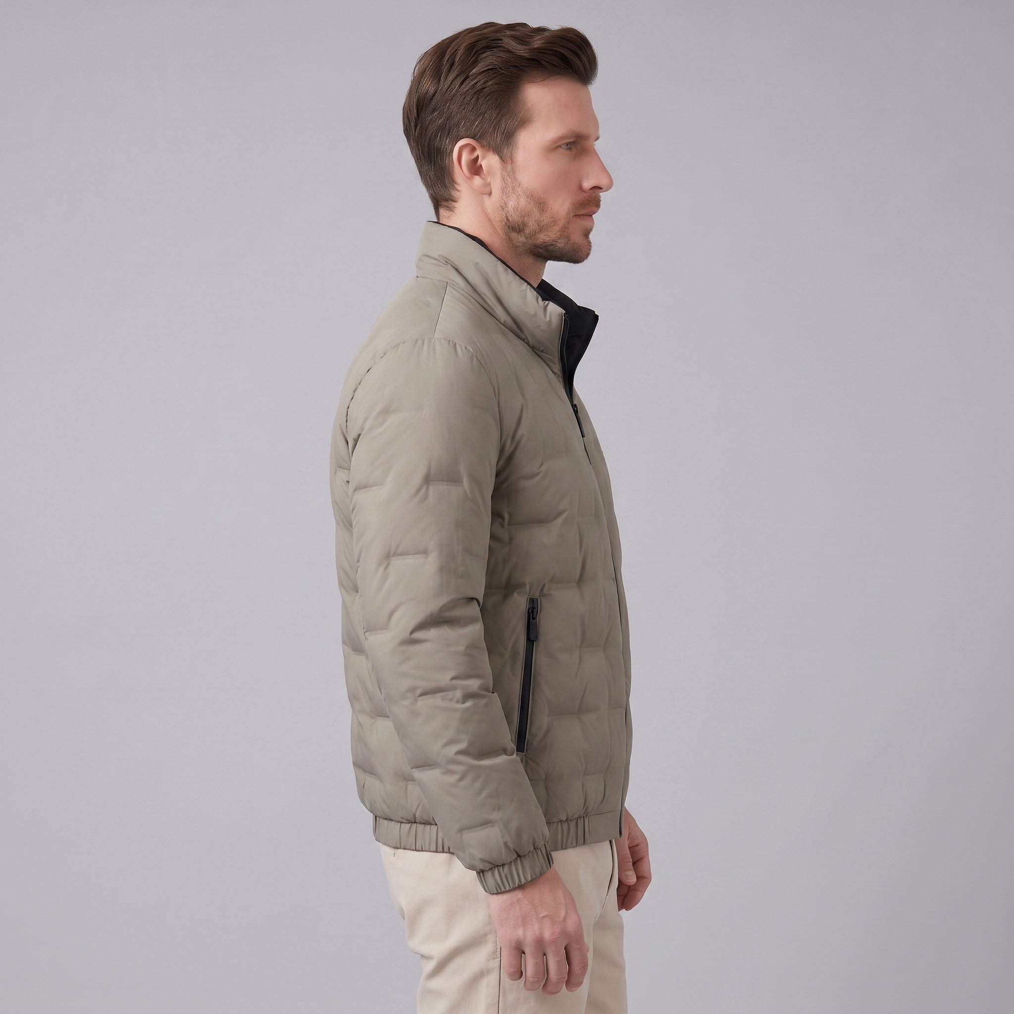 Moderne Herren Steppjacke