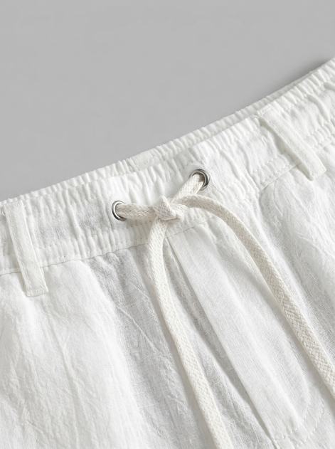 Herren Offenes Strickhemd Und Hose Set