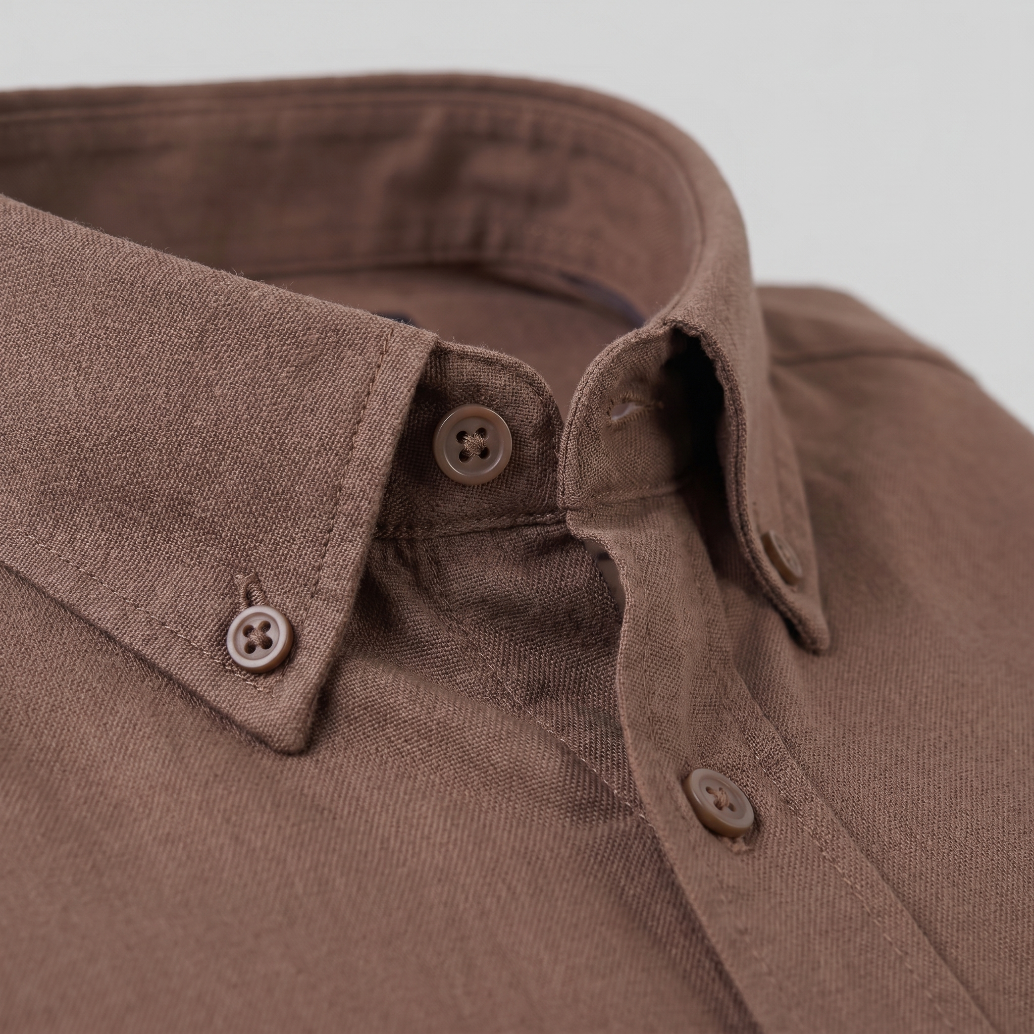 Herren Oxford Hemd Mit Button-Down Kragen