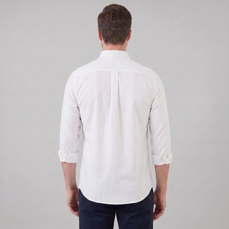 Herren Oxford Hemd Mit Button-Down Kragen