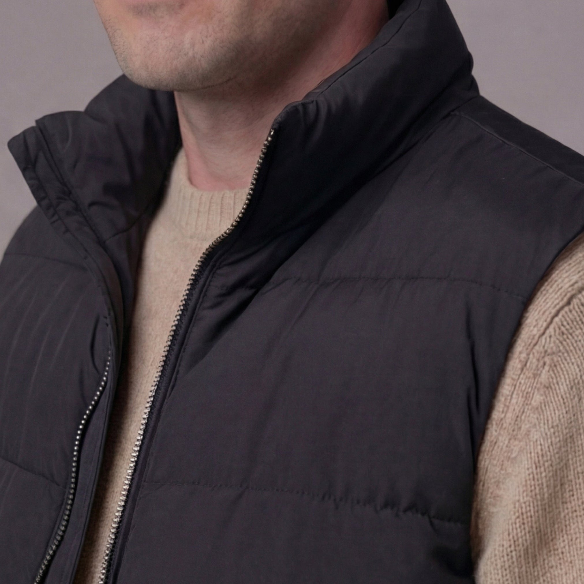 Herren Gepolsterte Bodywarmer Weste