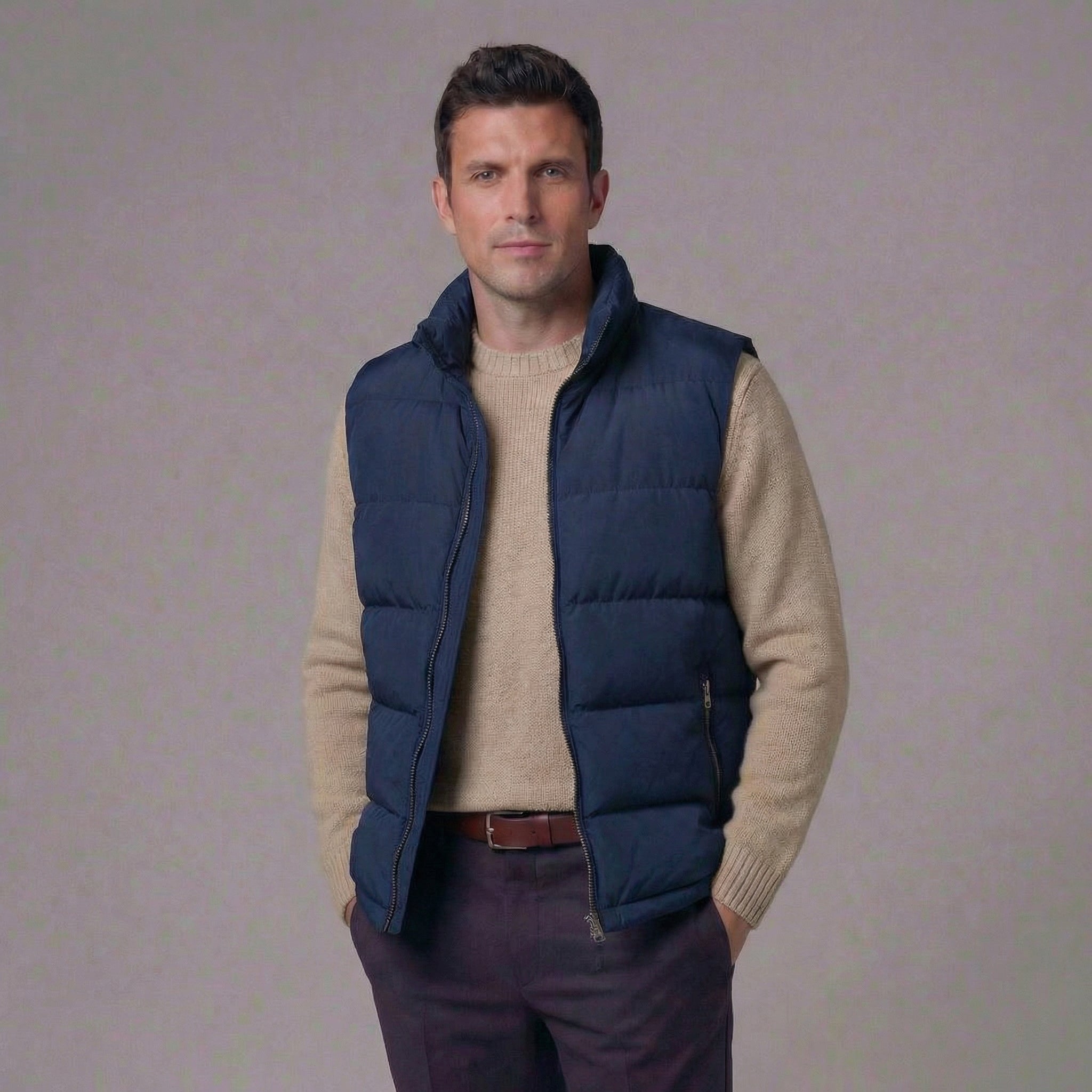 Herren Gepolsterte Bodywarmer Weste