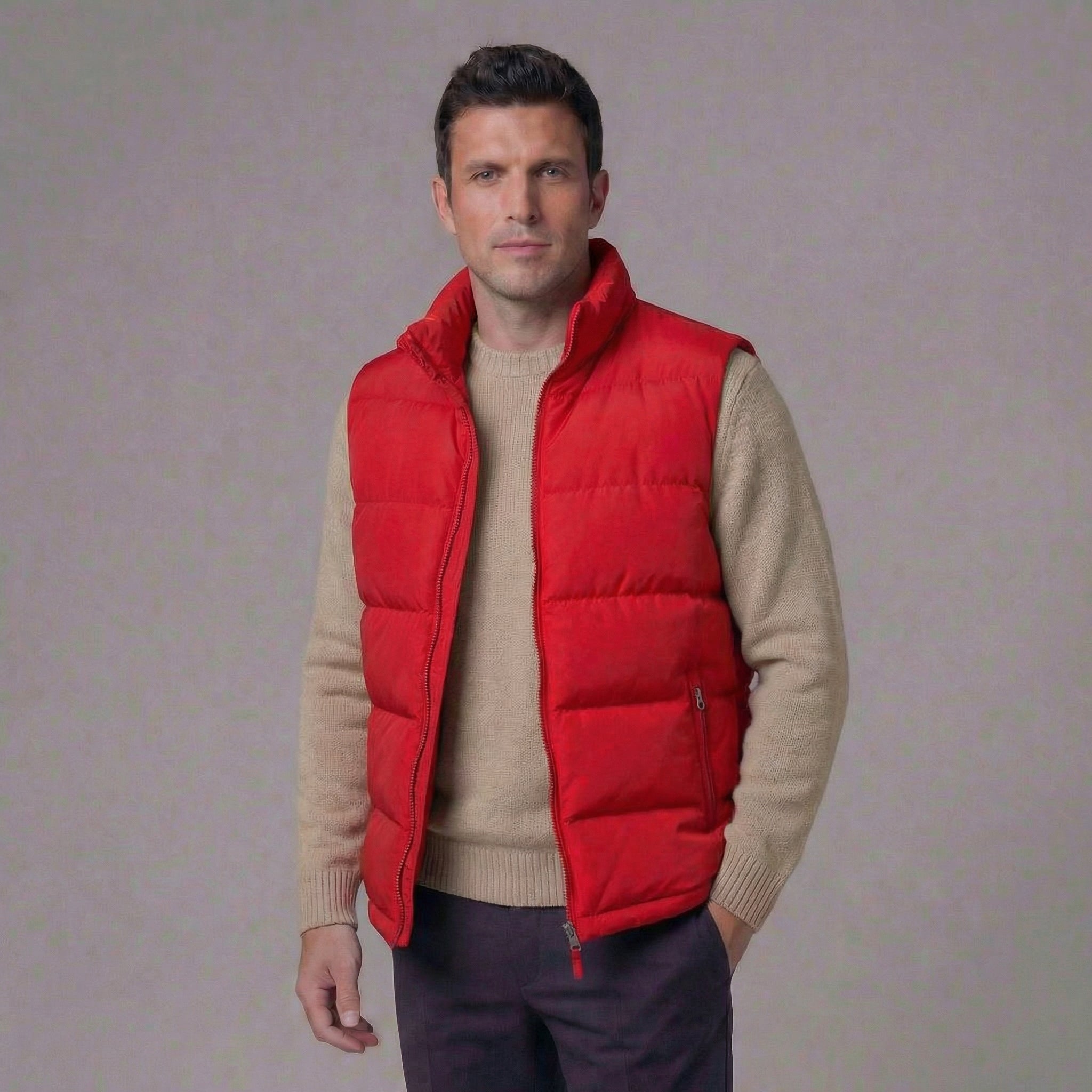 Herren Gepolsterte Bodywarmer Weste