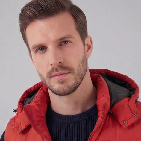 Herren Gepolsterte Bodywarmer Weste Mit Kapuze