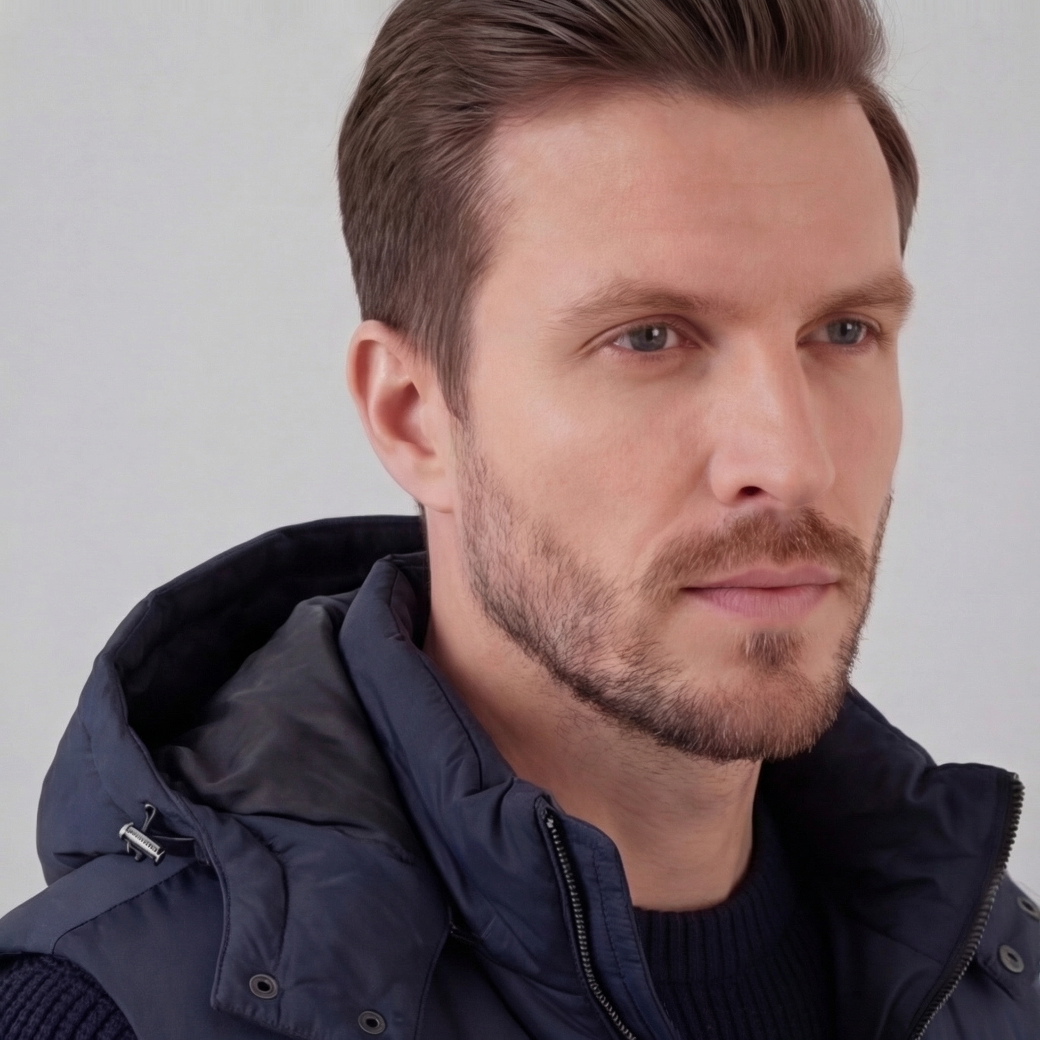 Herren Gepolsterte Bodywarmer Weste Mit Kapuze