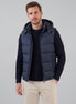 Herren Gepolsterte Bodywarmer Weste Mit Kapuze