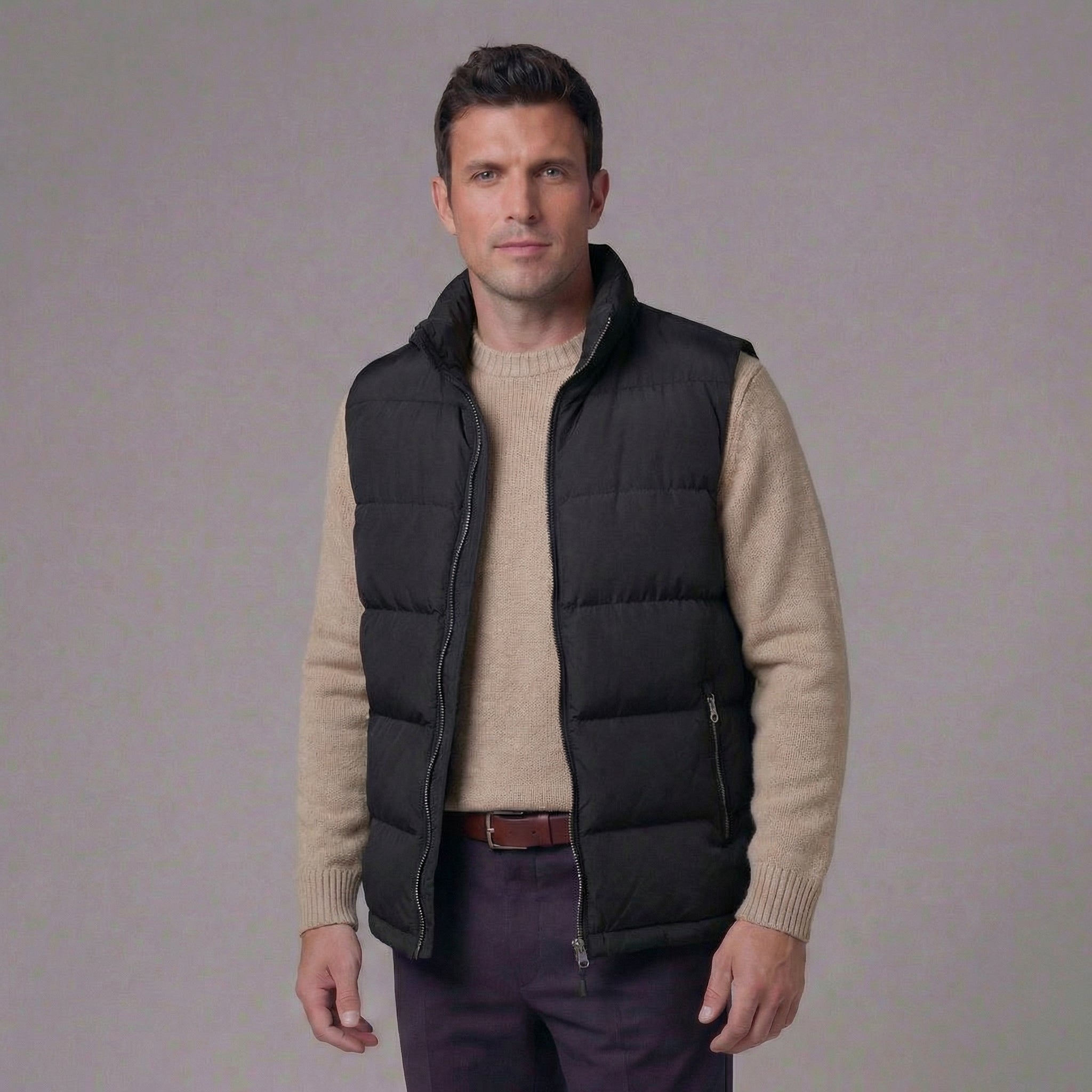 Herren Gepolsterte Bodywarmer Weste