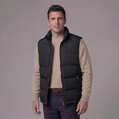 Herren Gepolsterte Bodywarmer Weste