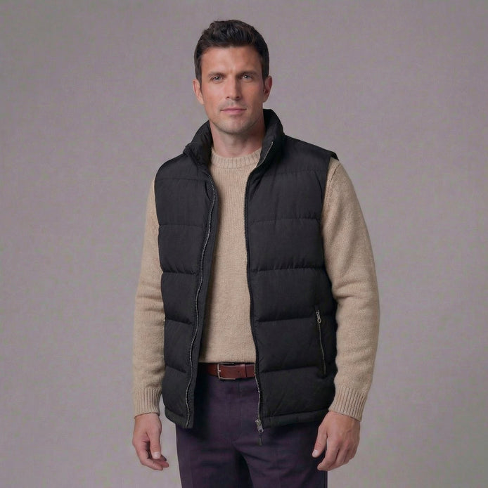 Herren Gepolsterte Bodywarmer Weste