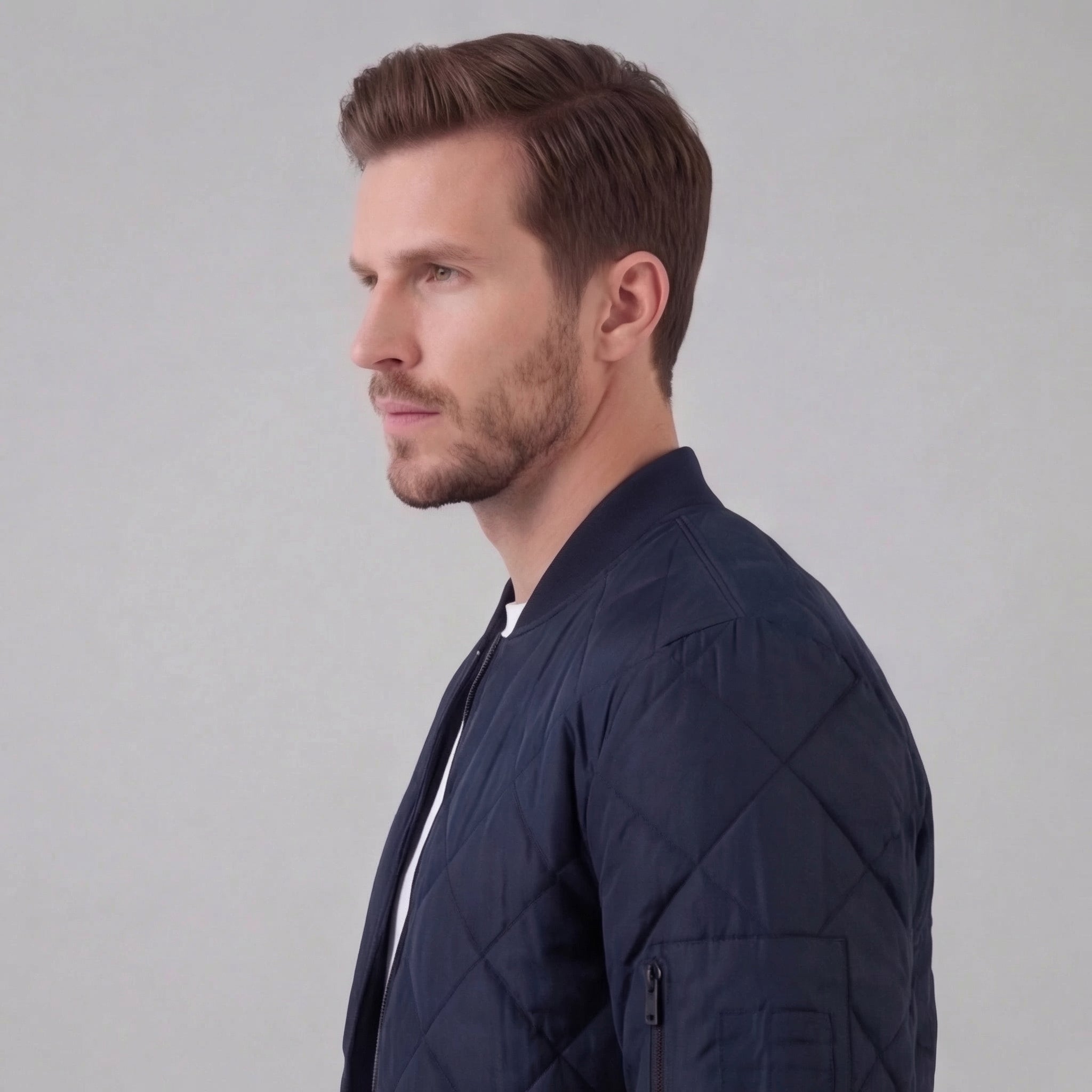 Wattierte Frühlingsjacke für Herren
