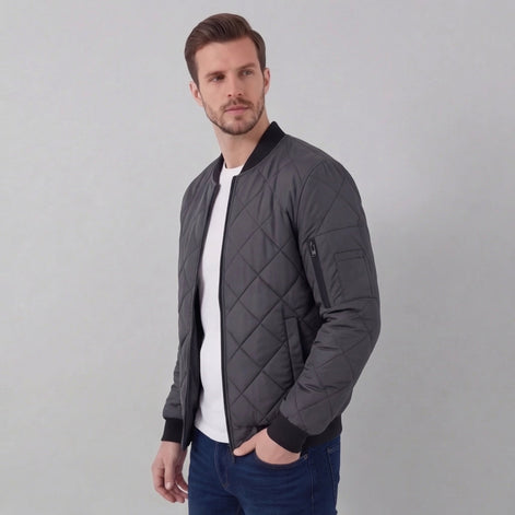 Wattierte Frühlingsjacke für Herren