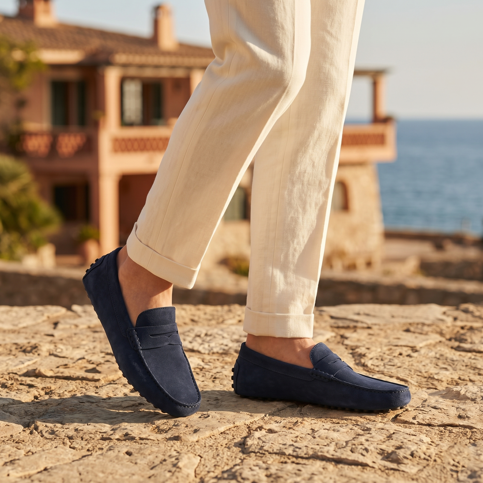 Herren Sommer Penny-Loafer