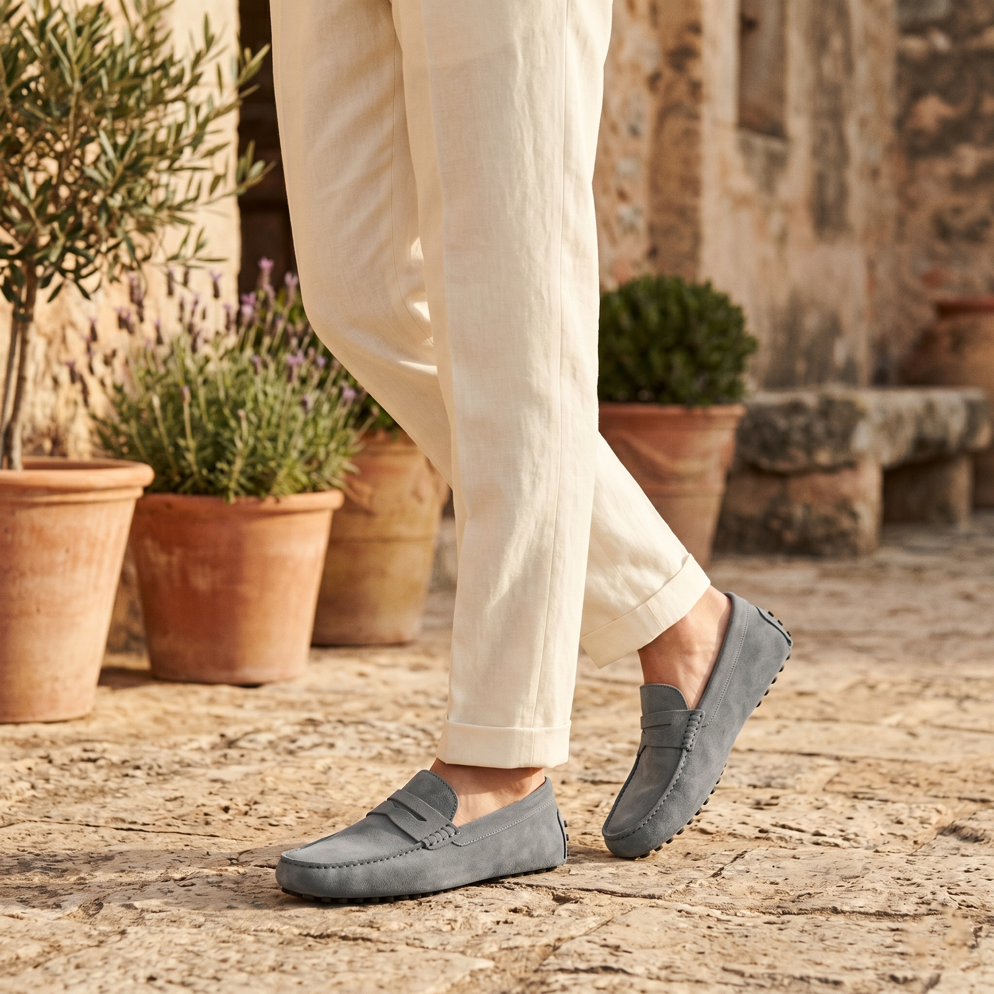 Herren Sommer Penny-Loafer