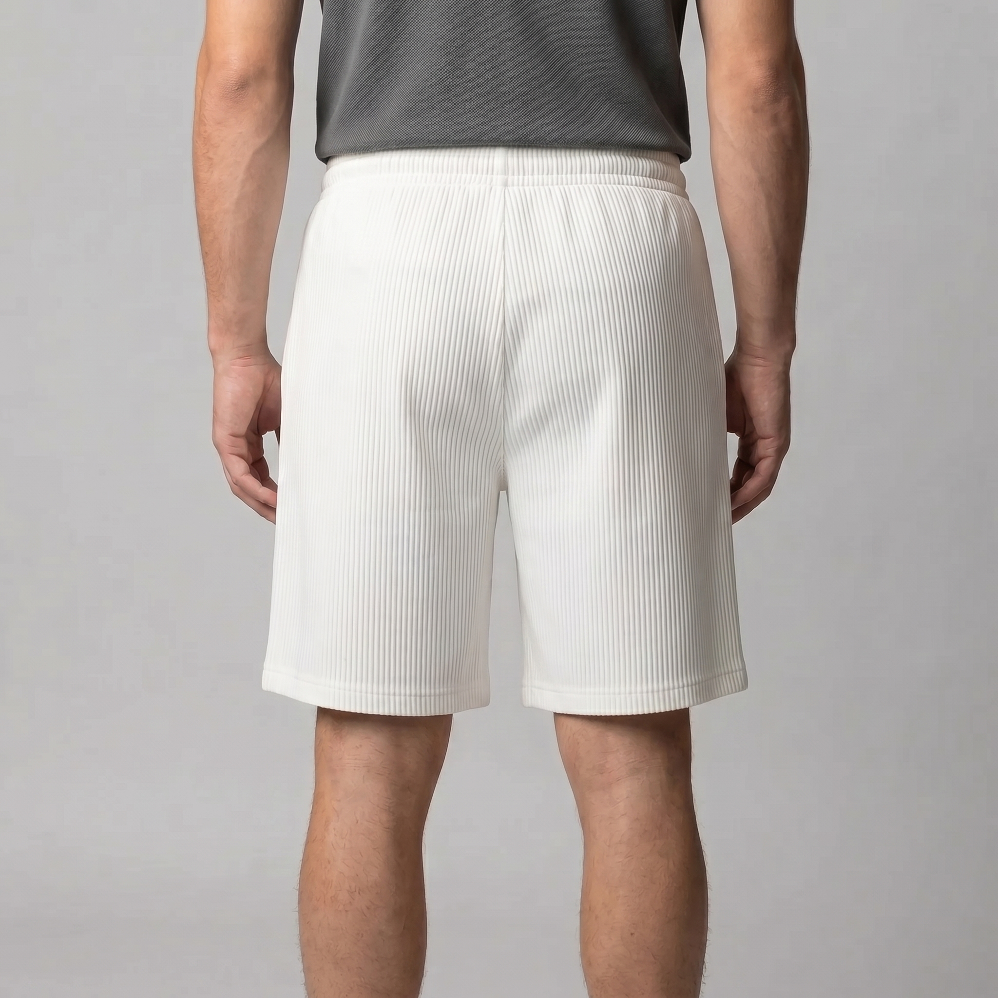 Herren Plissierte Locker Geschnittene Shorts