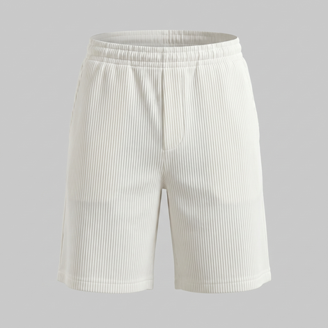 Herren Plissierte Locker Geschnittene Shorts