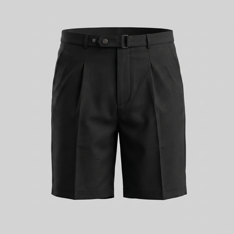 Herren Chino Shorts Mit Falten Maßgeschneidert