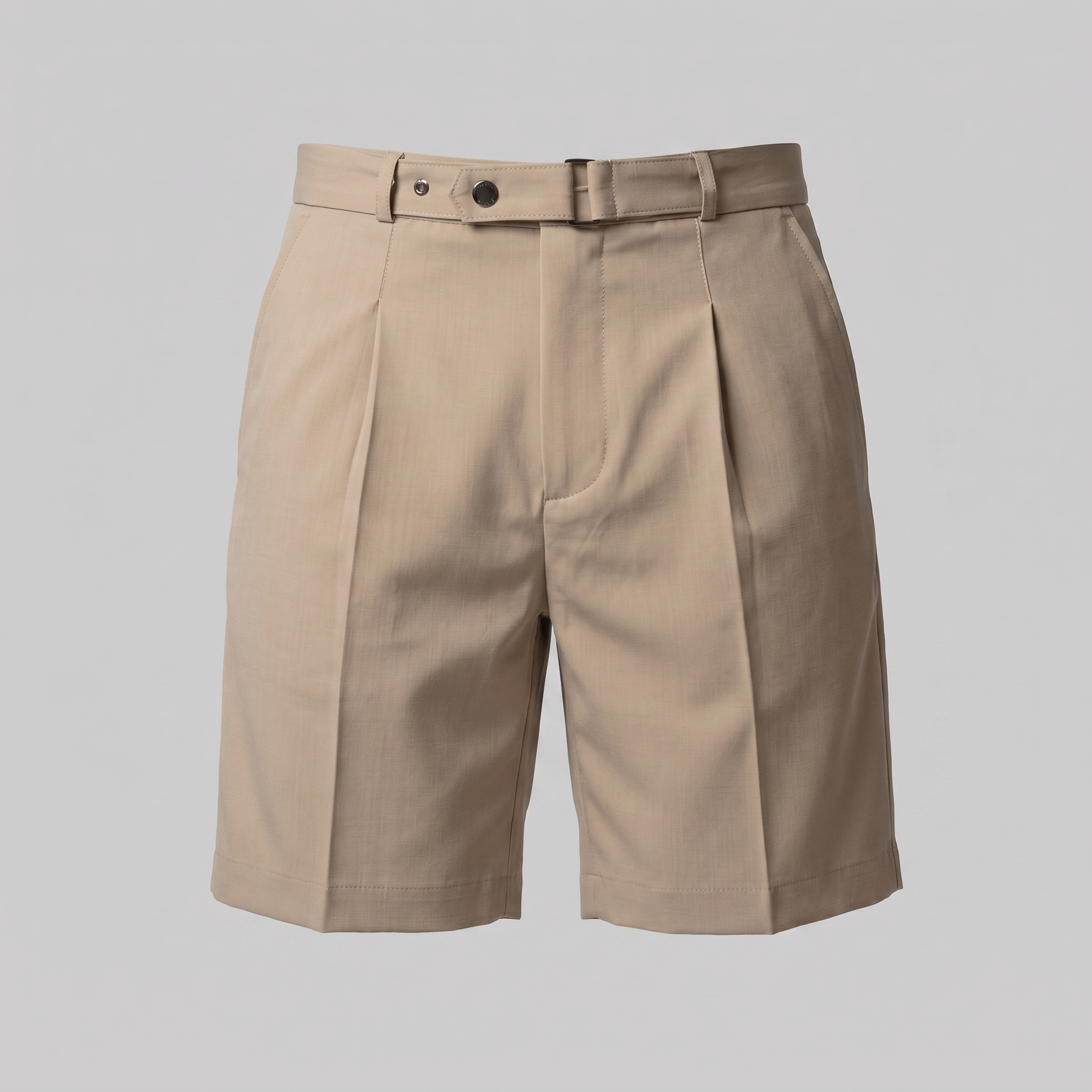 Herren Chino Shorts Mit Falten Maßgeschneidert
