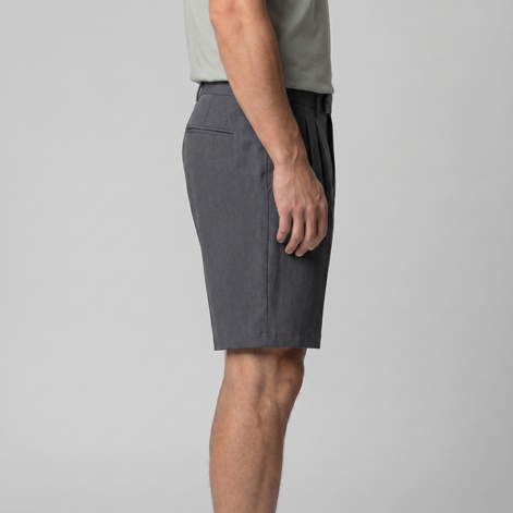 Herren Chino Shorts Mit Falten Maßgeschneidert