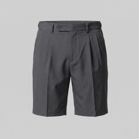 Herren Chino Shorts Mit Falten Maßgeschneidert