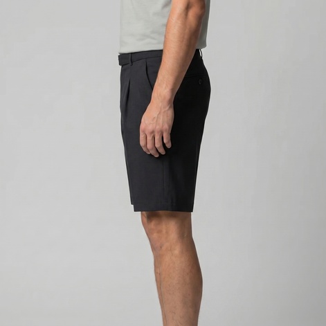 Herren Chino Shorts Mit Falten Maßgeschneidert