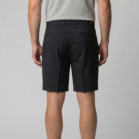 Herren Chino Shorts Mit Falten Maßgeschneidert