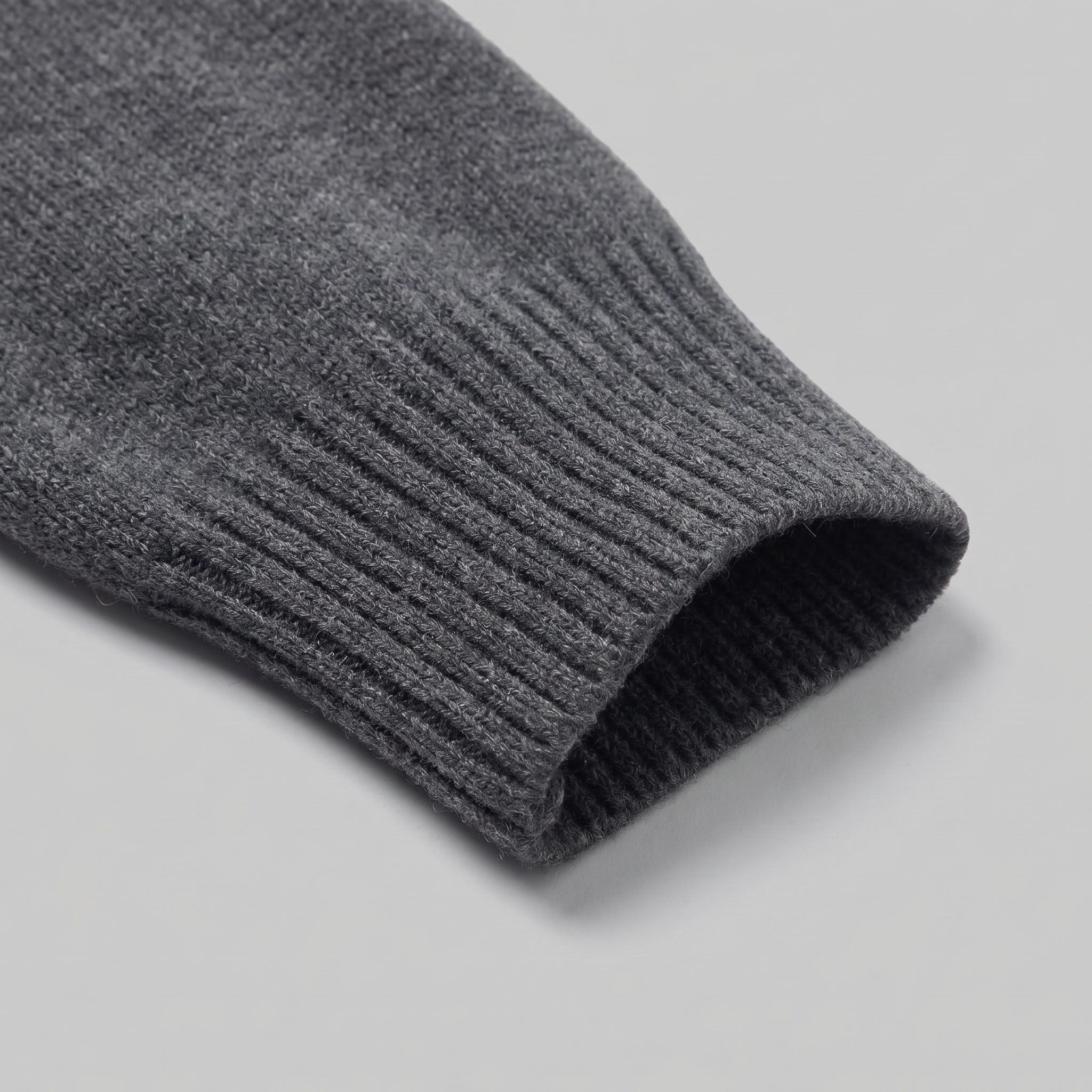Herren Polo Kragen Strickpullover