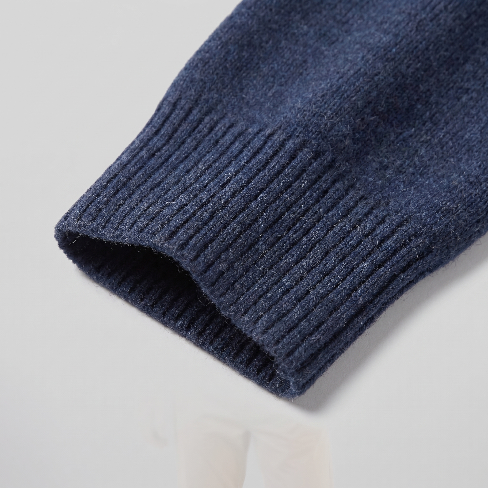Herren Polo Kragen Strickpullover