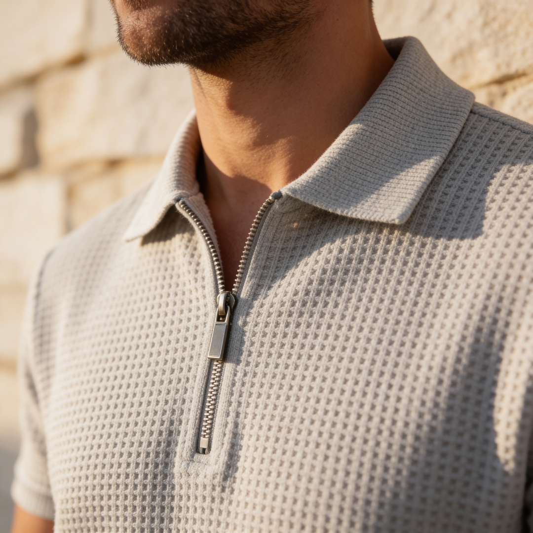 Herren Polohemd und Shorts Set