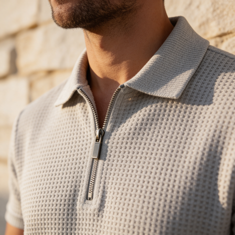 Herren Polohemd und Shorts Set