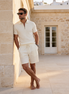 Herren Polohemd und Shorts Set