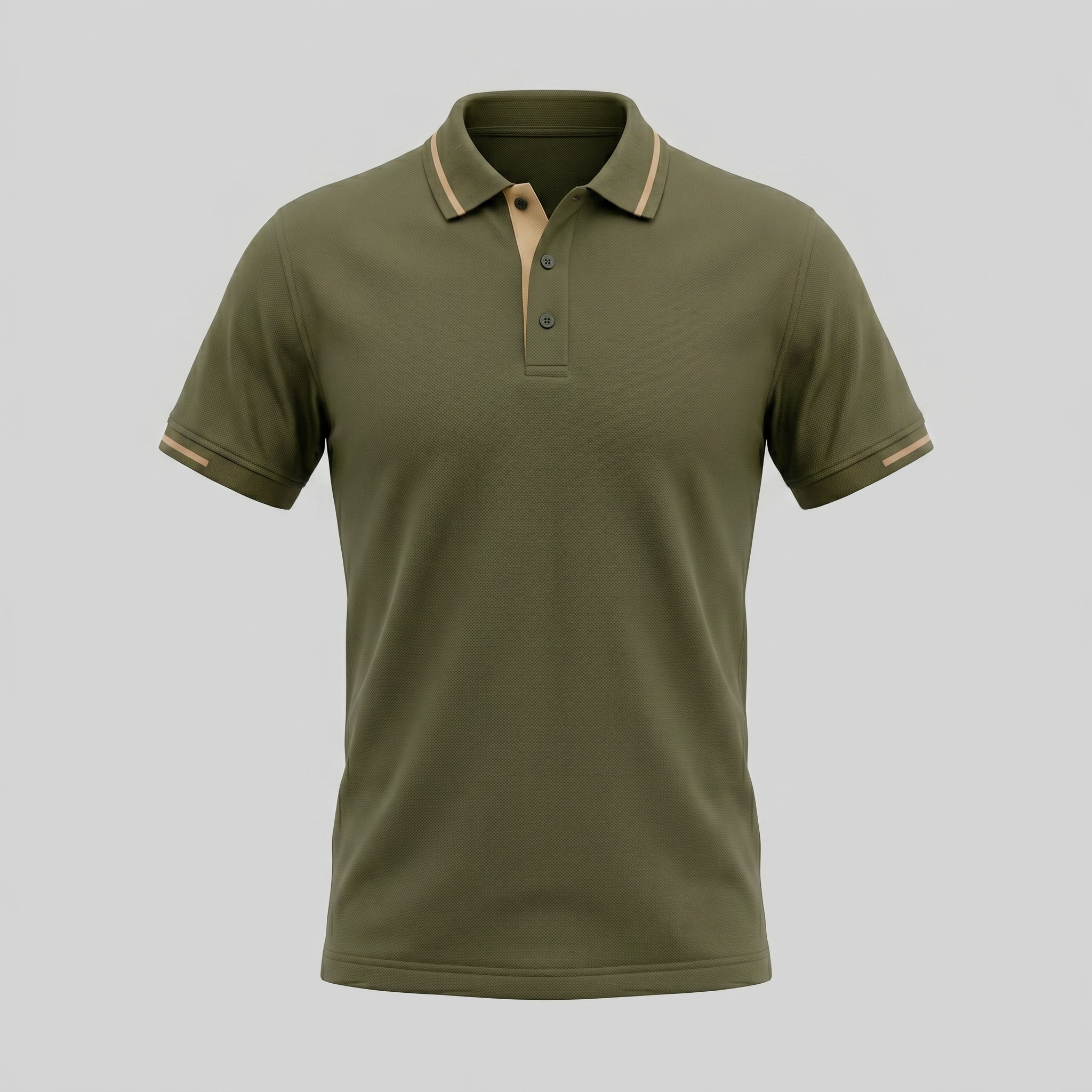 Herren Poloshirt Mit Kontrasttrim