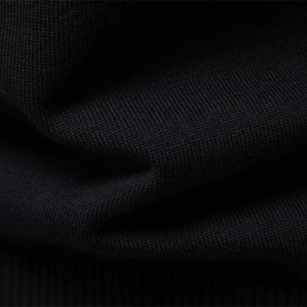 Herren Quarter-Zip Pullover Mit Streifen Detail