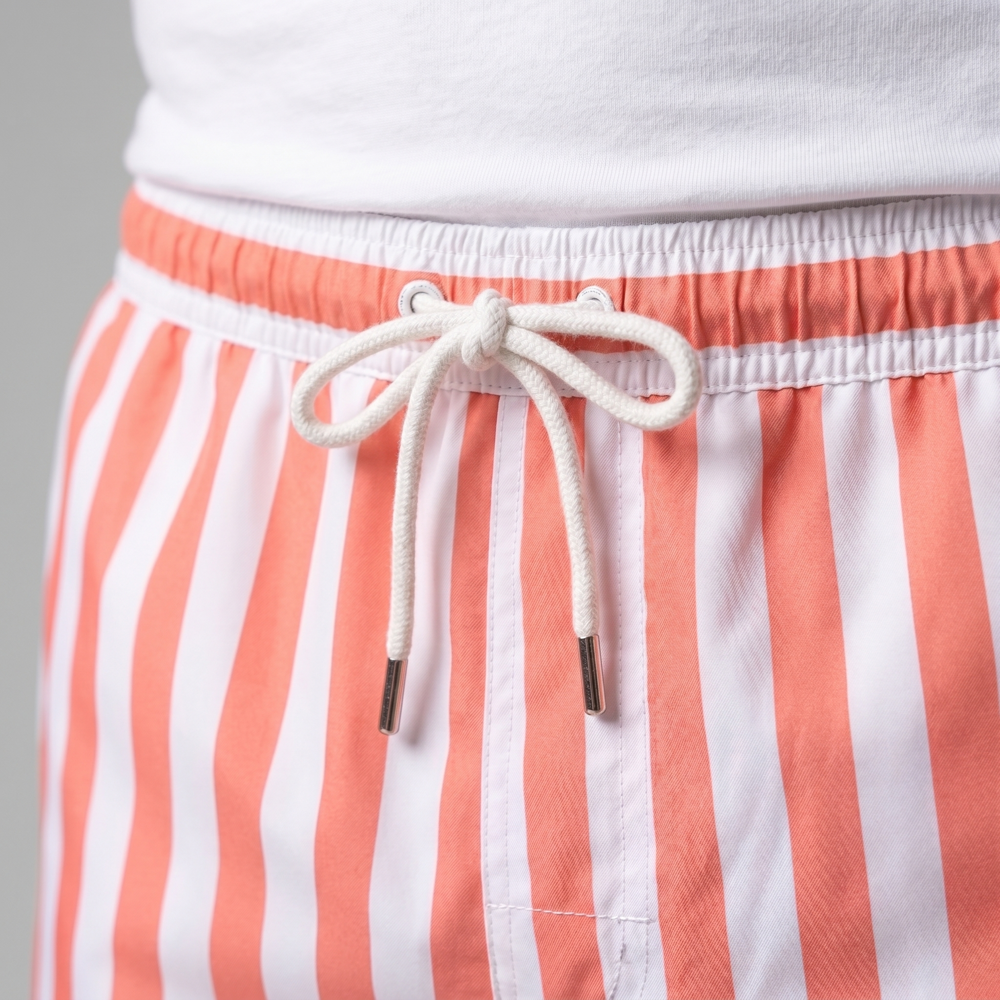 Herren Schnelltrocknende Streifen Badeshorts